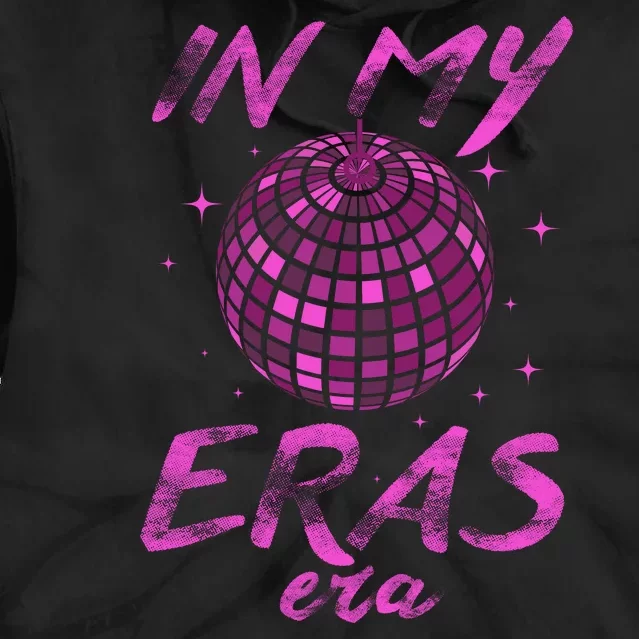 In My Eras Era Funny Disco Ball Retro 70s Tie Dye Hoodie