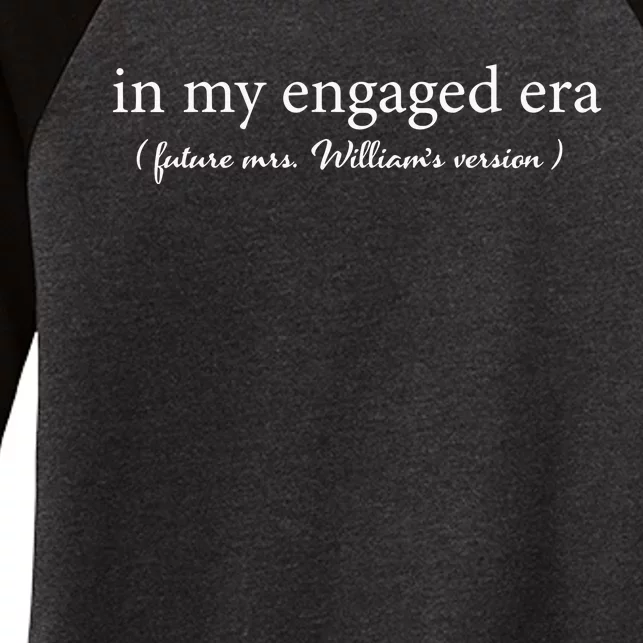 In My Engaged Era Women's Tri-Blend 3/4-Sleeve Raglan Shirt