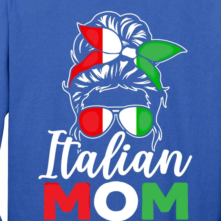 Italian Mom Europe Country Travel Italy Mothers Day Gift Long Sleeve Shirt