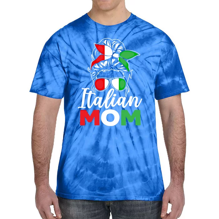 Italian Mom Europe Country Travel Italy Mothers Day Gift Tie-Dye T-Shirt