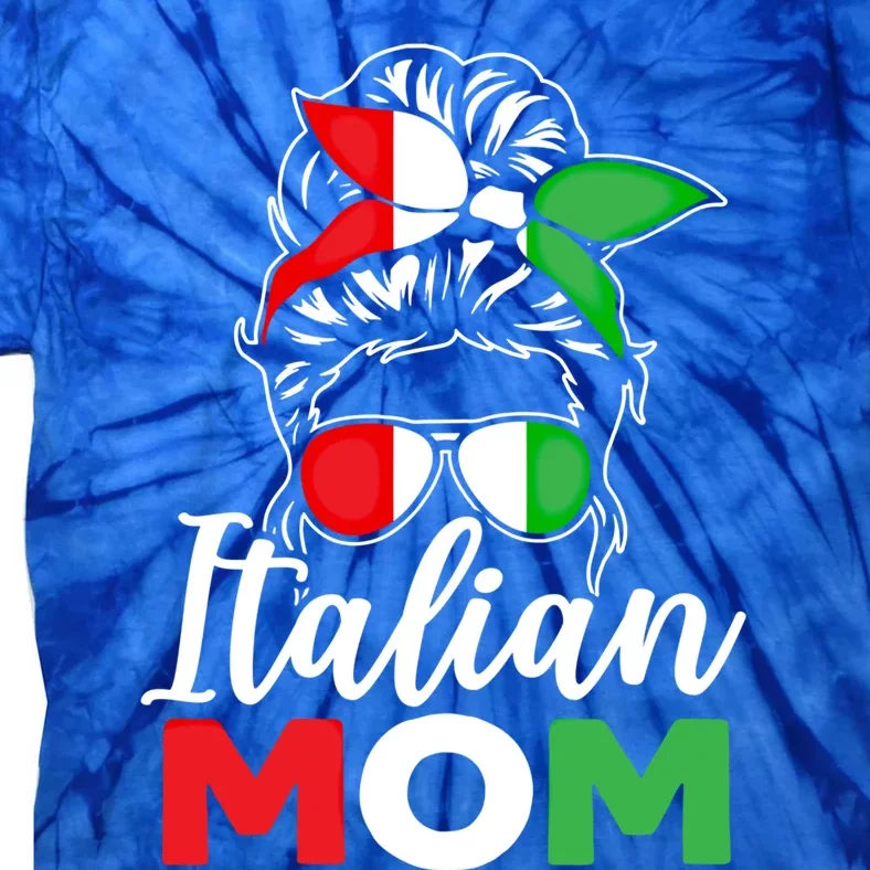 Italian Mom Europe Country Travel Italy Mothers Day Gift Tie-Dye T-Shirt