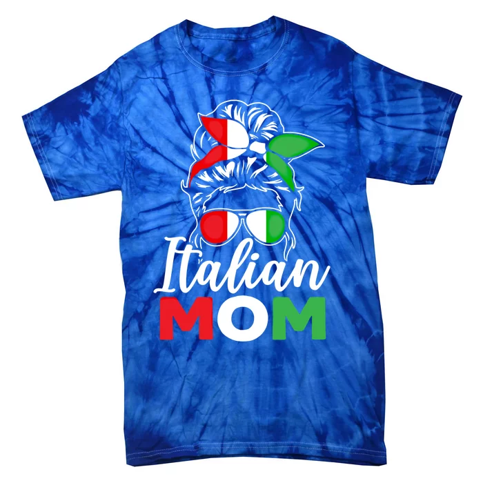 Italian Mom Europe Country Travel Italy Mothers Day Gift Tie-Dye T-Shirt