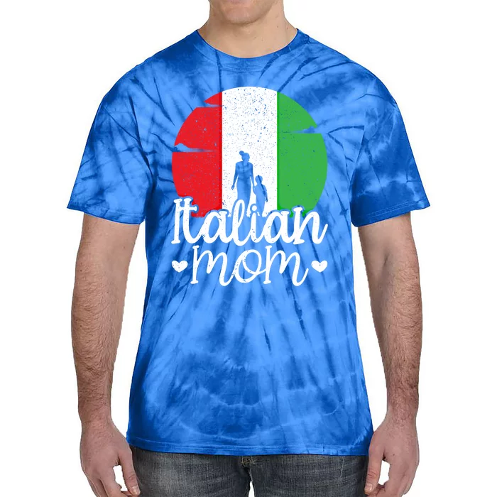 Italian Mom Europe Country Travel Italy Mothers Day Cool Gift Tie-Dye T-Shirt