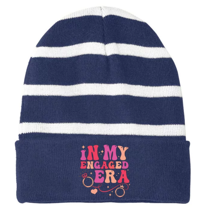 In My Engaged Era Striped Beanie with Solid Band