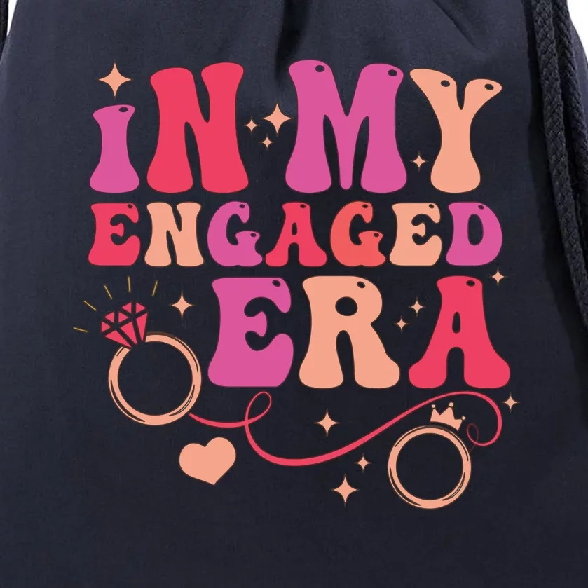 In My Engaged Era Drawstring Bag