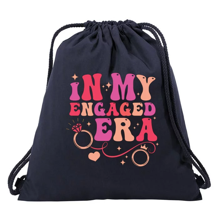 In My Engaged Era Drawstring Bag