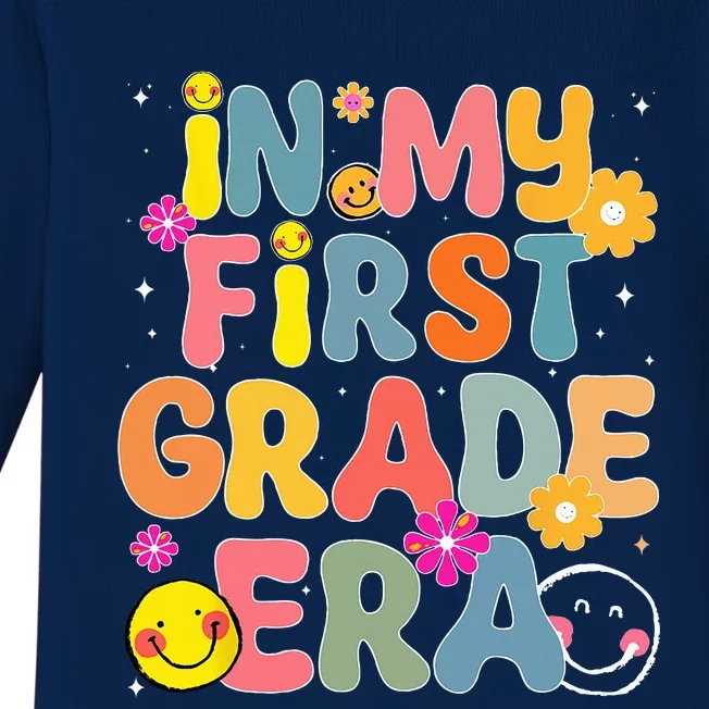 In My First Grade Era Back To School 1st Grade Teacher Team Baby Long Sleeve Bodysuit