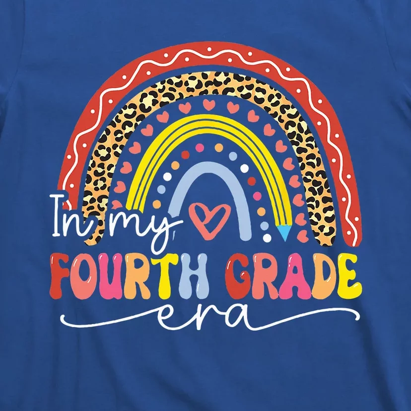 In My Fourth Grade Era Back To School First Day Rainbow T-Shirt