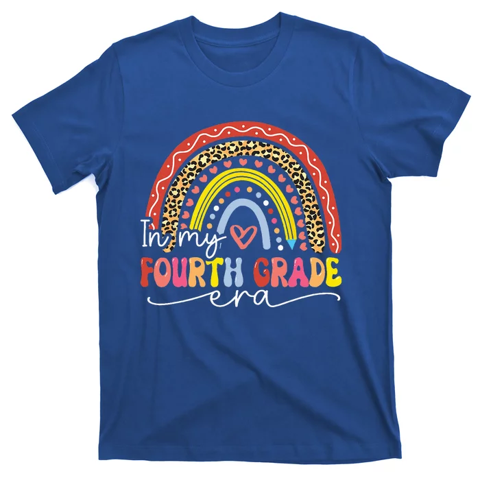 In My Fourth Grade Era Back To School First Day Rainbow T-Shirt