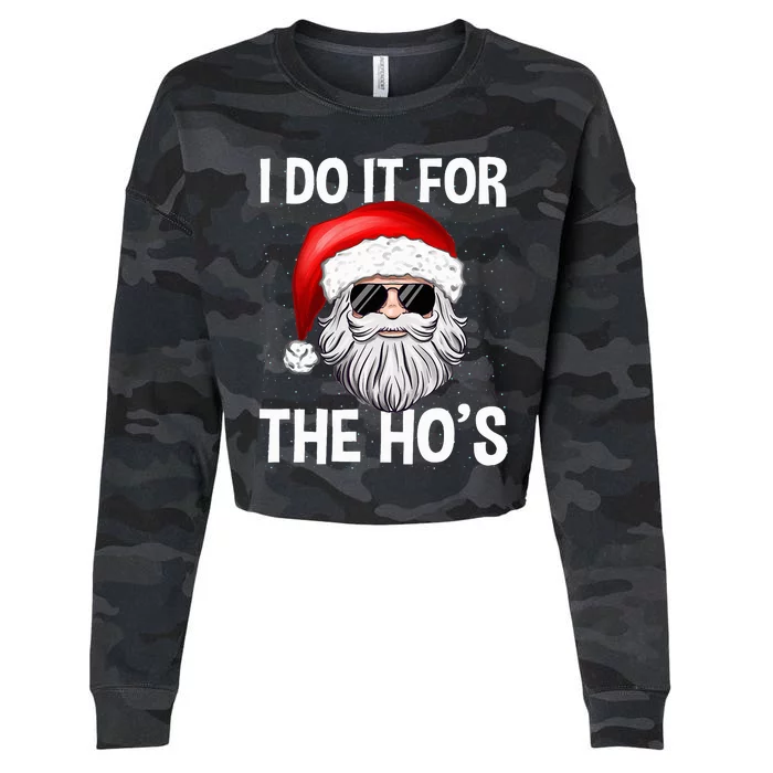 Ich Machs FüR Die HoS Santa Man Christmas Ich Machs FüR Die HoS Santa Man Chri Cropped Pullover Crew