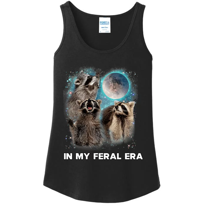 In My Feral Era Raccoon Ladies Essential Tank