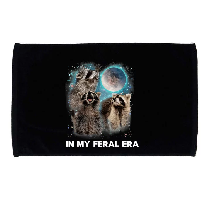 In My Feral Era Raccoon Microfiber Hand Towel