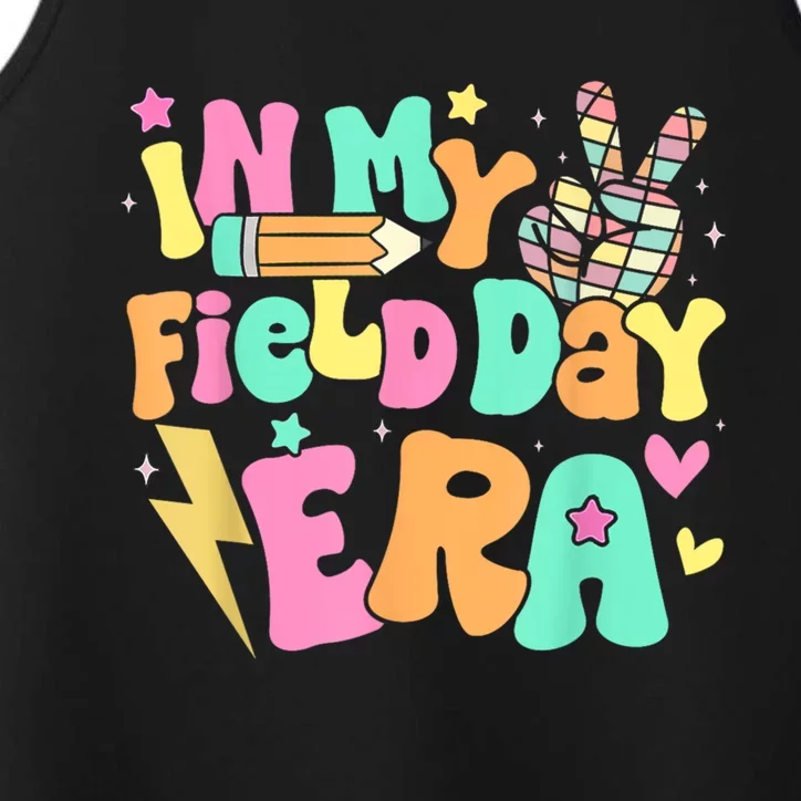 In My Field Day Era Groovy Field Day Meaningful Gift For Teacher Gift Performance Tank