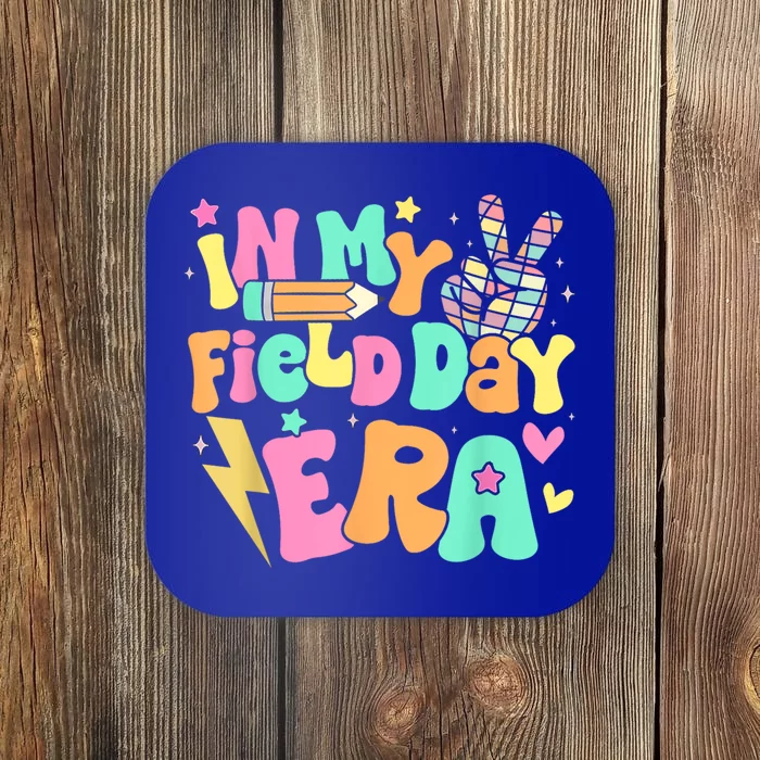 In My Field Day Era Groovy Field Day Meaningful Gift For Teacher Gift Coaster