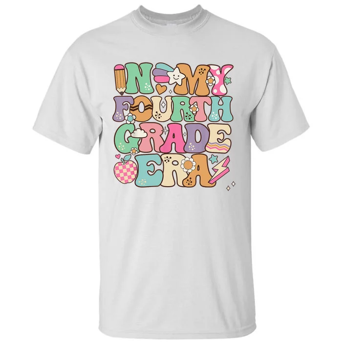 In My Fourth Grade Era Back To School Retro Groovy 4th Grade Tall T-Shirt