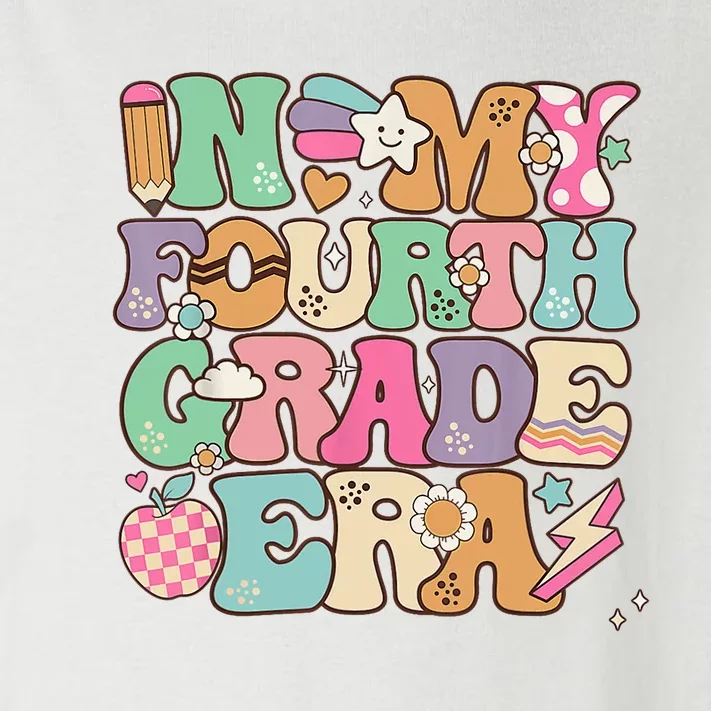 In My Fourth Grade Era Back To School Retro Groovy 4th Grade Toddler Long Sleeve Shirt