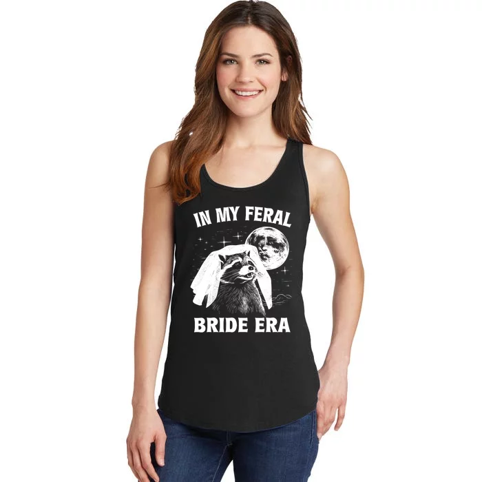 In My Feral Bride Era Raccoon Ladies Essential Tank