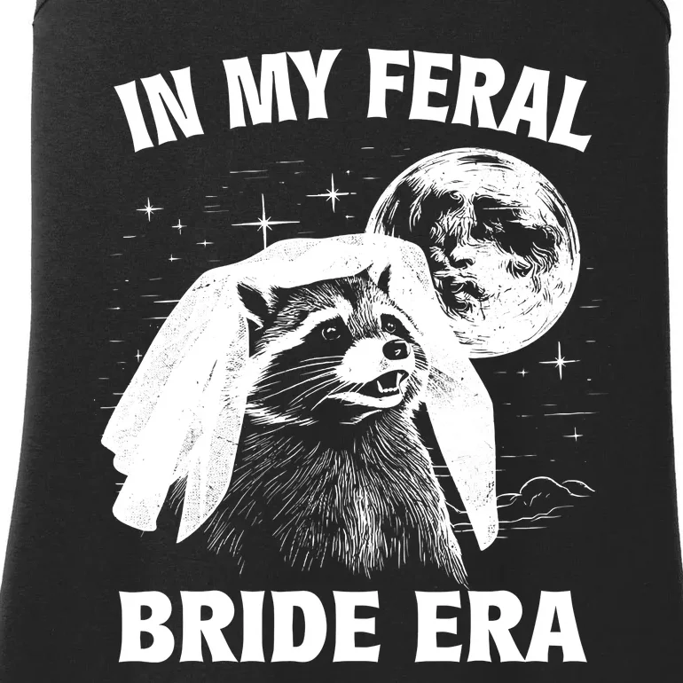 In My Feral Bride Era Raccoon Ladies Essential Tank