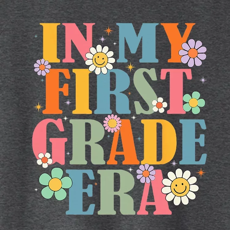 In My First Grade Era Back To School 1st Grade Teacher Team Women's Crop Top Tee