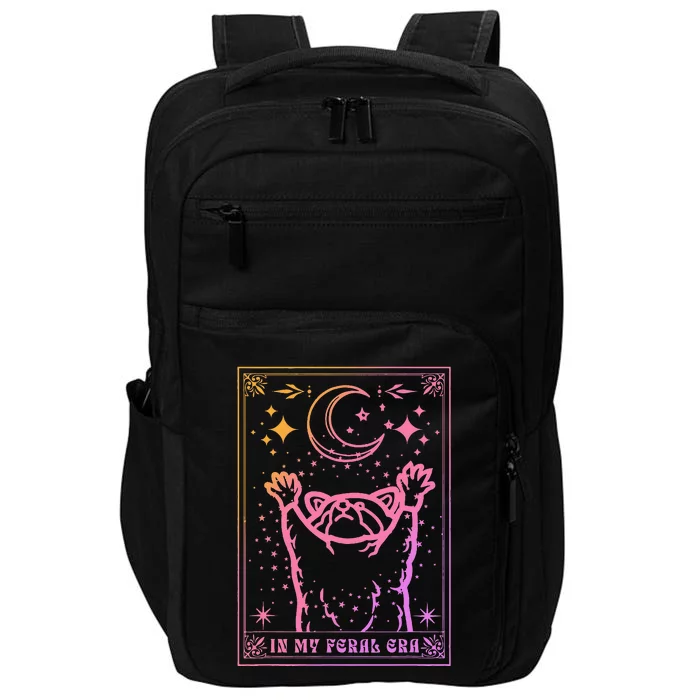 In My Feral Era Lover Raccoon Impact Tech Backpack