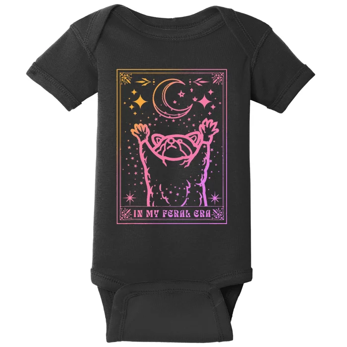 In My Feral Era Lover Raccoon Baby Bodysuit