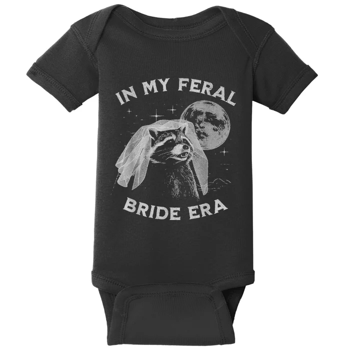 In My Feral Bride Era Raccoon Baby Bodysuit