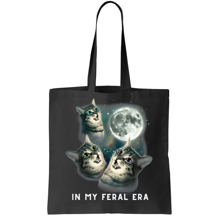 In My Feral Era Cat Tote Bag