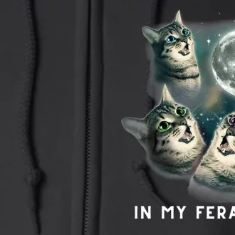 In My Feral Era Cat Full Zip Hoodie