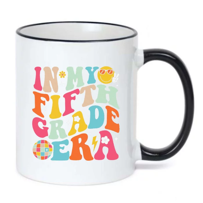 In My Fifth Grade Era Boy Girl Back To School 5th Grade Gift Black Color Changing Mug