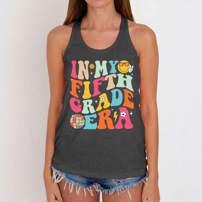 In My Fifth Grade Era Boy Girl Back To School 5th Grade Gift Women's Knotted Racerback Tank