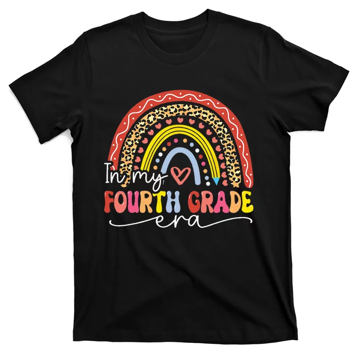 In My Fourth Grade Era Back To School First Day Rainbow T-Shirt