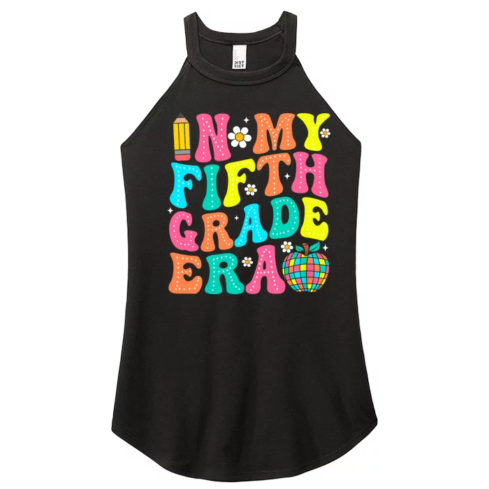 In My Fifth Grade Era 5th Grade Vibes Back To School Women’s Perfect Tri Rocker Tank