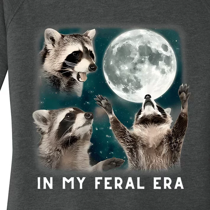 In My Feral Era Raccoon Women's Perfect Tri Tunic Long Sleeve Shirt