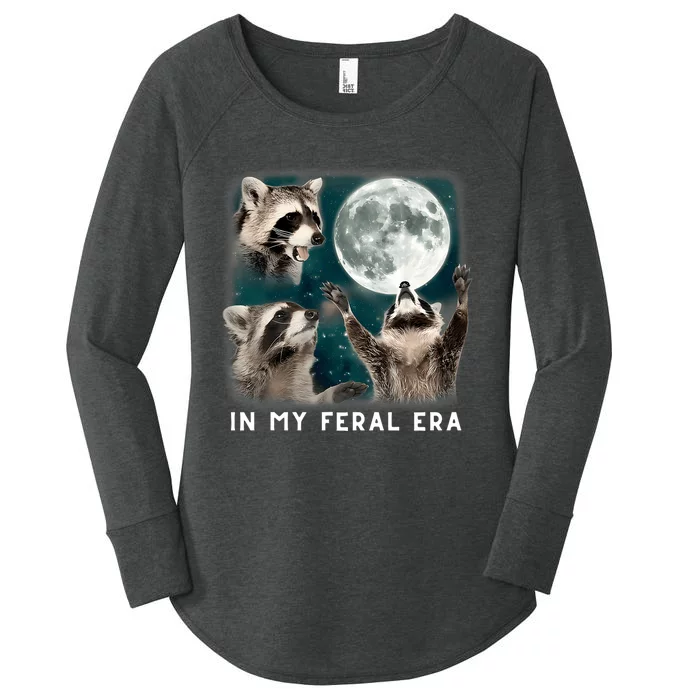 In My Feral Era Raccoon Women's Perfect Tri Tunic Long Sleeve Shirt