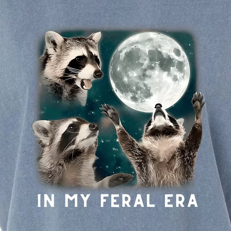 In My Feral Era Raccoon Garment-Dyed Women's Muscle Tee