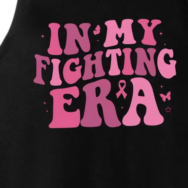 In My Fighting Era Breast Cancer Warrior Ladies Tri-Blend Wicking Tank