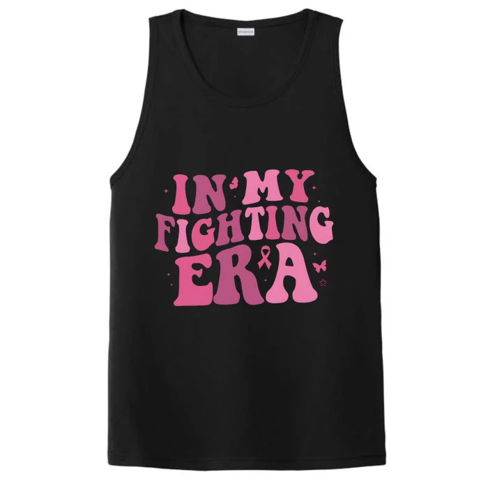 In My Fighting Era Breast Cancer Warrior Performance Tank