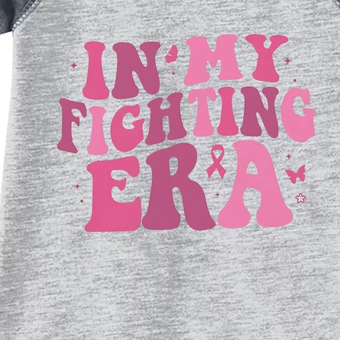 In My Fighting Era Breast Cancer Warrior Infant Baby Jersey Bodysuit