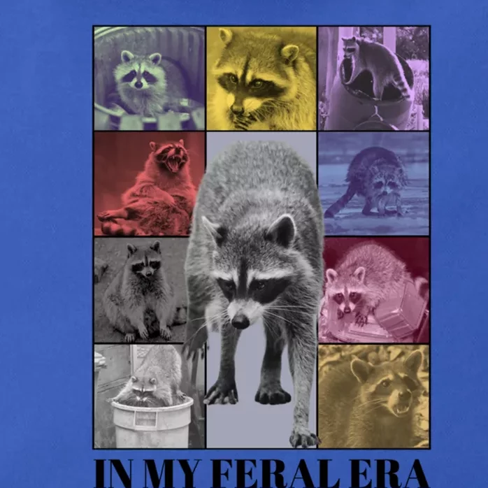 In My Feral Era Raccoon Trash Panda Weird Meme Feral Era Gift Zip Tote Bag