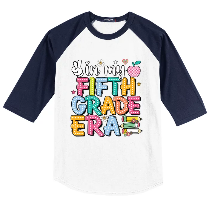 In My Fifth Grade Era 5th Grade For Teacher Baseball Sleeve Shirt