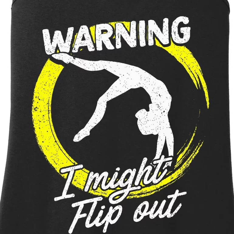 I Might Flip Out Gymnastics & Gymnast Gift Ladies Essential Tank