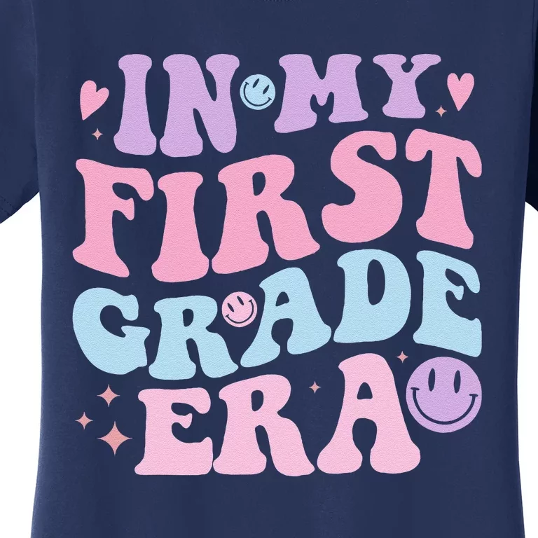 In My First Grade Era Back To School 1st Grade Teacher Women's T-Shirt