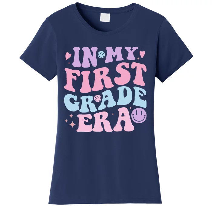 In My First Grade Era Back To School 1st Grade Teacher Women's T-Shirt