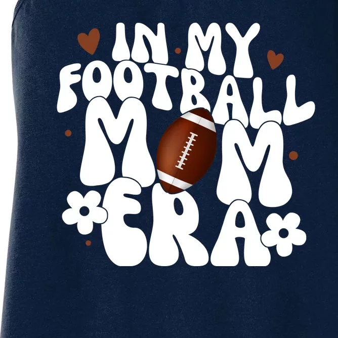 In My Football Mom Era Hearts Women's Racerback Tank