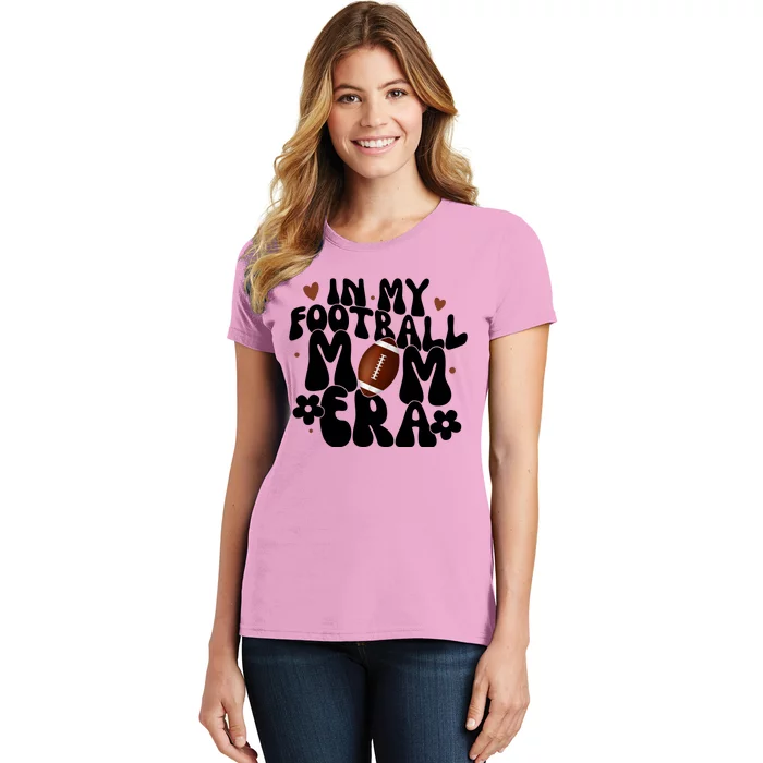 In My Football Mom Era Hearts Women's T-Shirt