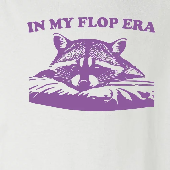 In My Flop Era Raccoon Toddler Long Sleeve Shirt