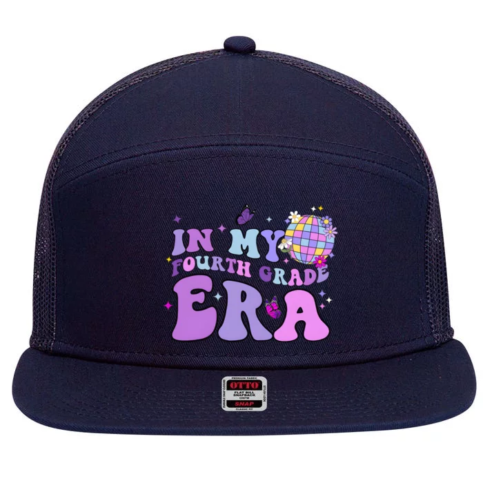 In My Fourth Grade Era 4th Grade 7 Panel Mesh Trucker Snapback Hat