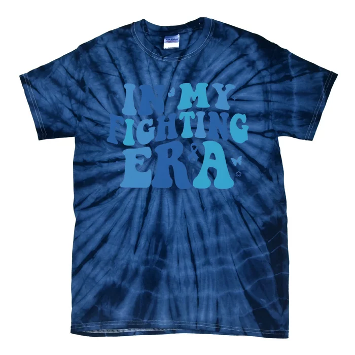 In My Fighting Era Colon Cancer Warrior Tie-Dye T-Shirt