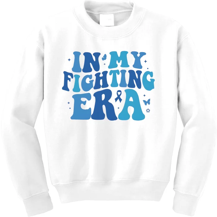 In My Fighting Era Colon Cancer Warrior Kids Sweatshirt