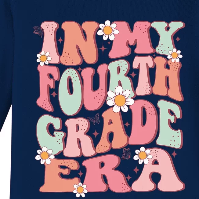 In My Fourth Grade Era Girl Back To School 4th Grade Era Baby Long Sleeve Bodysuit